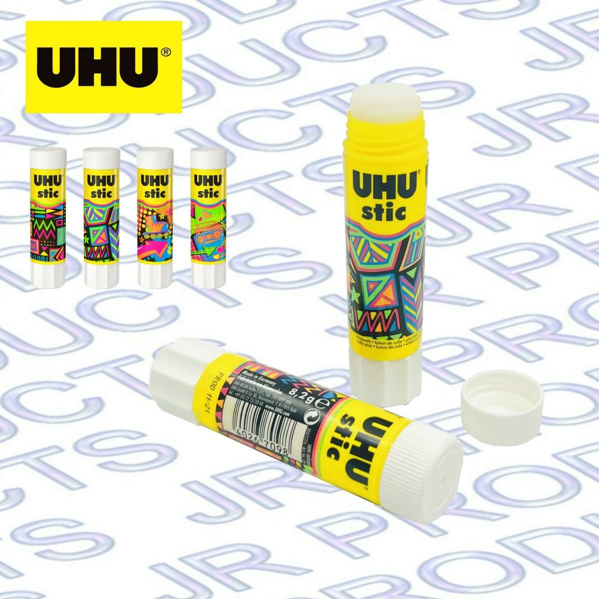 UHU - UHU® Neon Stic 槳糊筆, 8.2克《螢光特別版》《香港行貨》