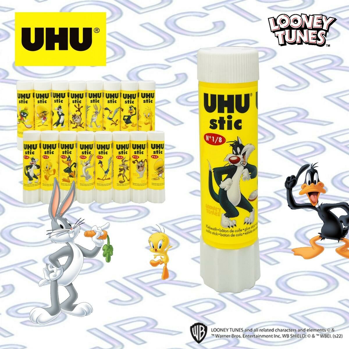 UHU - UHU® Stic 槳糊筆, 8.2克 樂一通特別版 - 翠兒．阿寶．賓尼兔《香港行貨》- 1 支