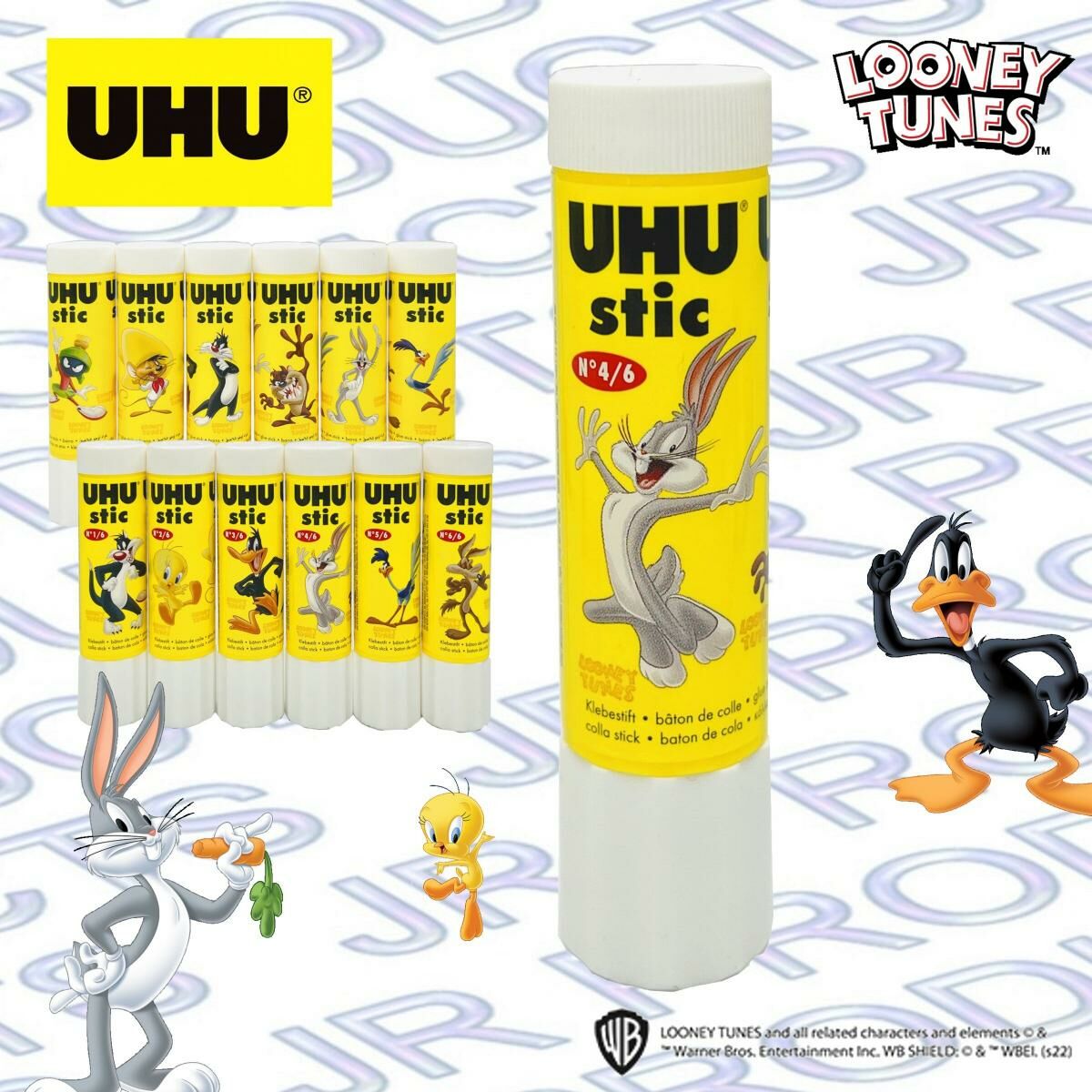 UHU - UHU® Stic 槳糊筆, 21克 樂一通特別版 - 翠兒．阿寶．賓尼兔《香港行貨》