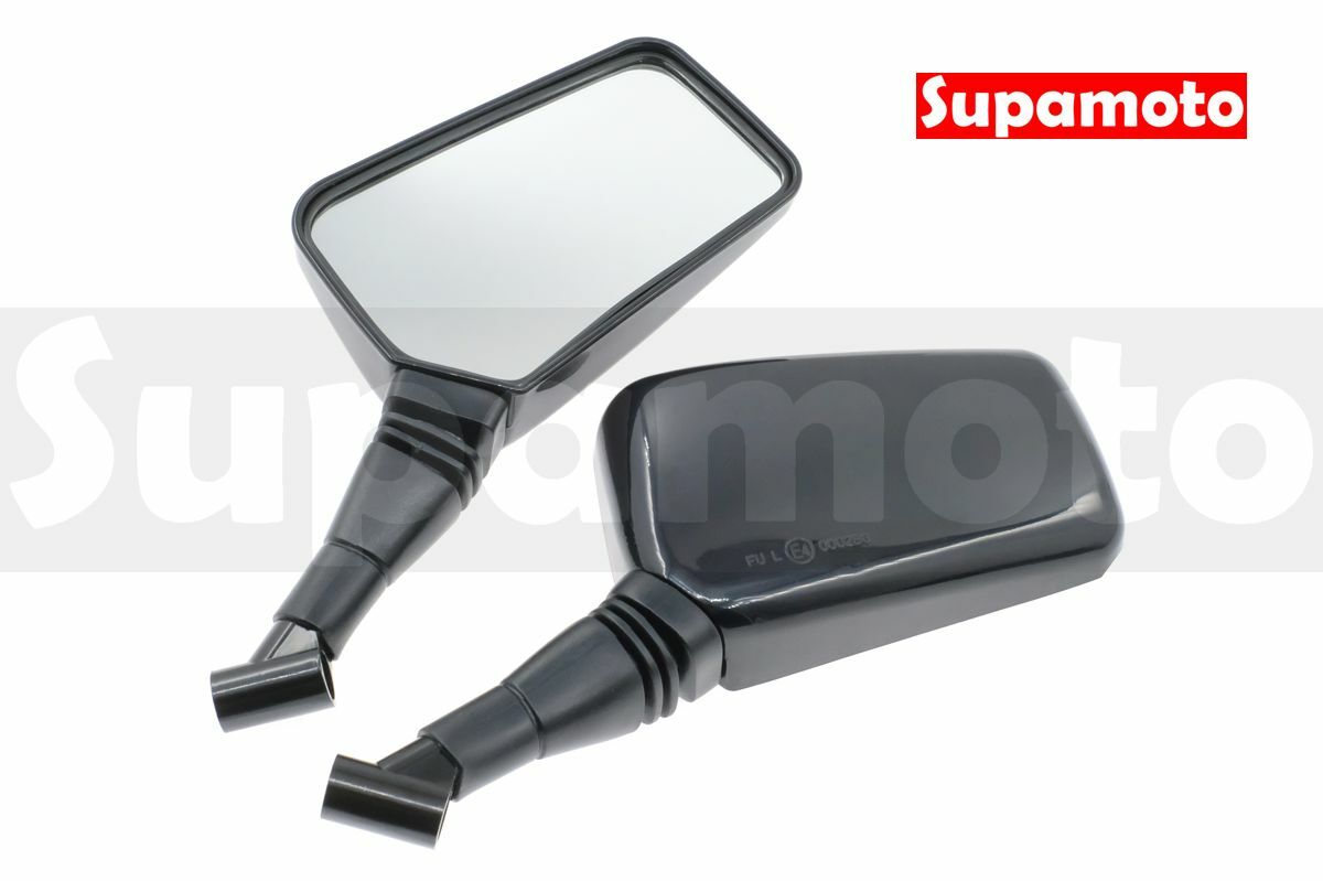 -Supamoto- M178 後照鏡 暴走族 族車 旧車 鋁合金 後視鏡 通用 改裝 消光黑 重車 檔車 CB350
