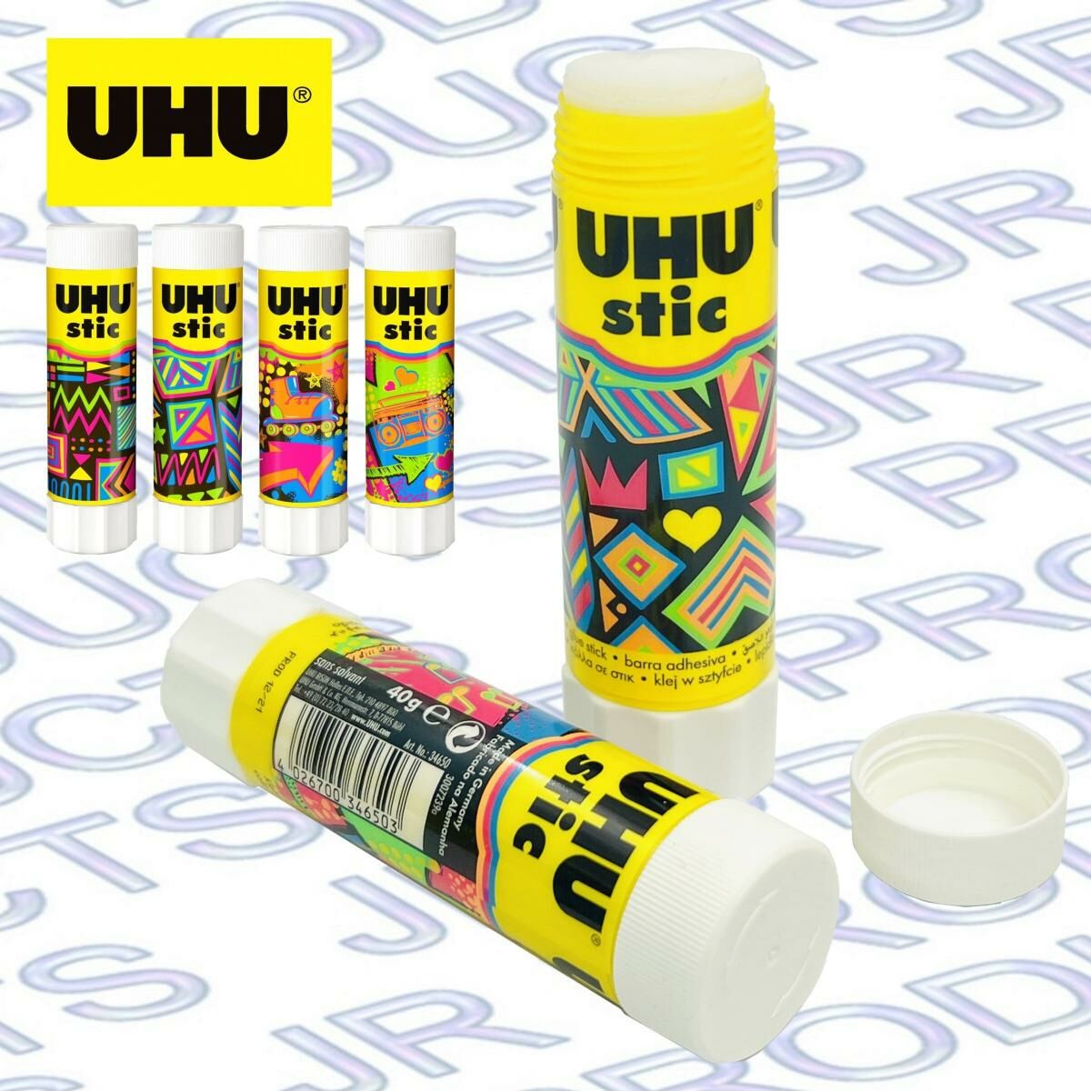 UHU - UHU® Neon Stic 槳糊筆, 40克《螢光特別版》《香港行貨》