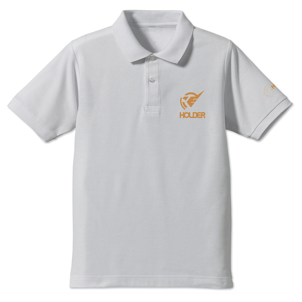 Cospa 0519 アスティカシア高等専門学園 ホルダー ポロシャツ [機動戦士ガンダム 水星の魔女] WHITE