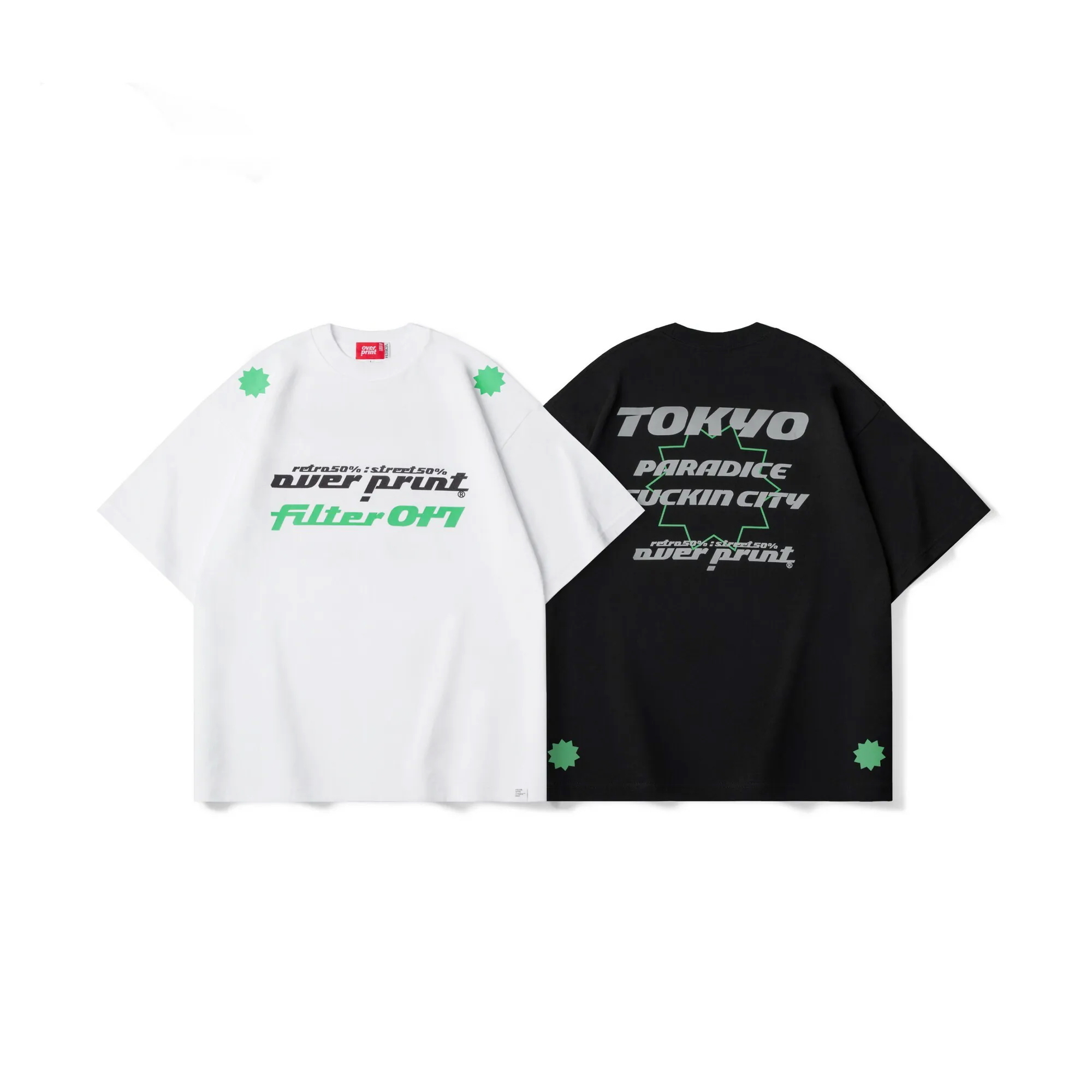 【車庫服飾】FILTER017 x OVER PRINT / PARADICE短T