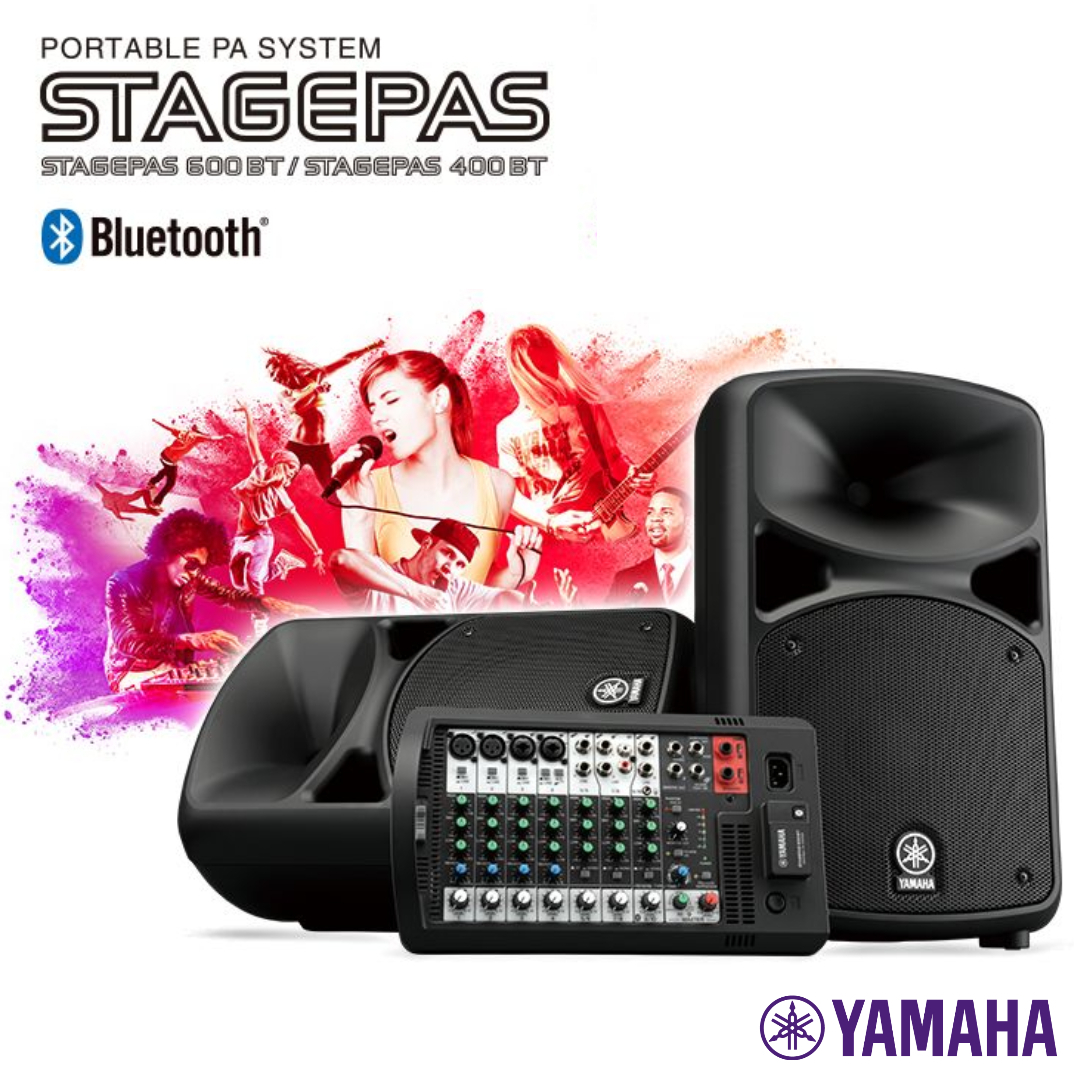 Yamaha STAGEPAS 400BT 600BT  可攜式PA音響系統 街頭藝人必備