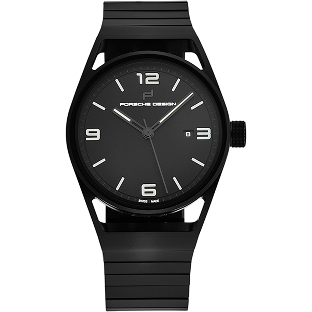 【Porsche 保時捷】6020.3020.03022 鈦金屬殼 瑞士製造 三針 簡約時尚 防水100米 不鏽鋼機械錶-