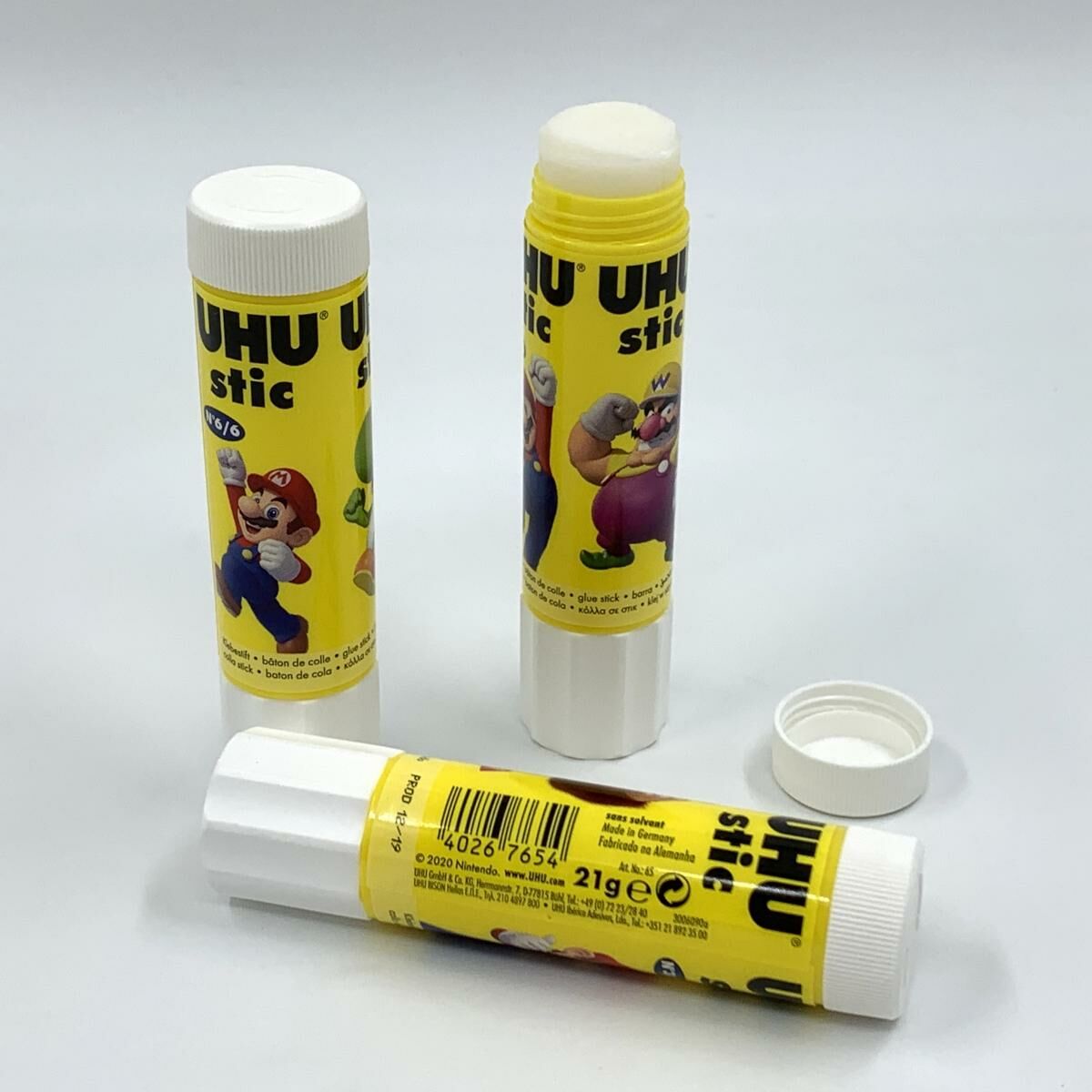 UHU - 德國UHU® 槳糊筆, 21克 孖寶兄弟賽車特別版 - 3支 不同款《香港行貨》