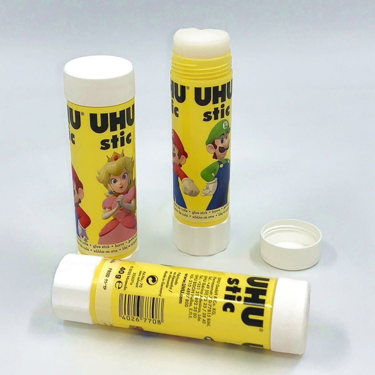 UHU - 德國UHU® 槳糊筆, 40克 - 全套 4支 不同款 《孖寶兄弟賽車特別版》《香港行貨》