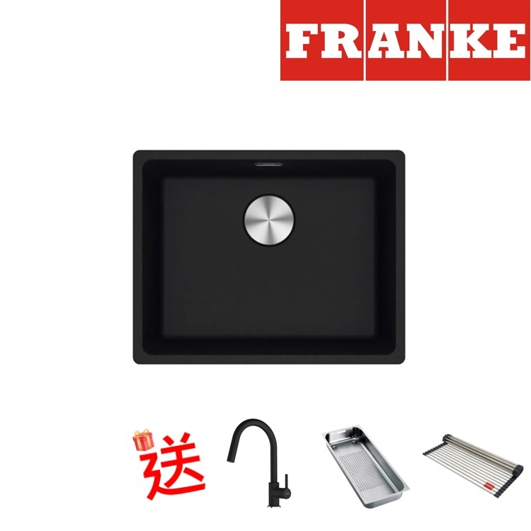 Franke "Maris" MRG 610-52 Onyx Granite Single Sink