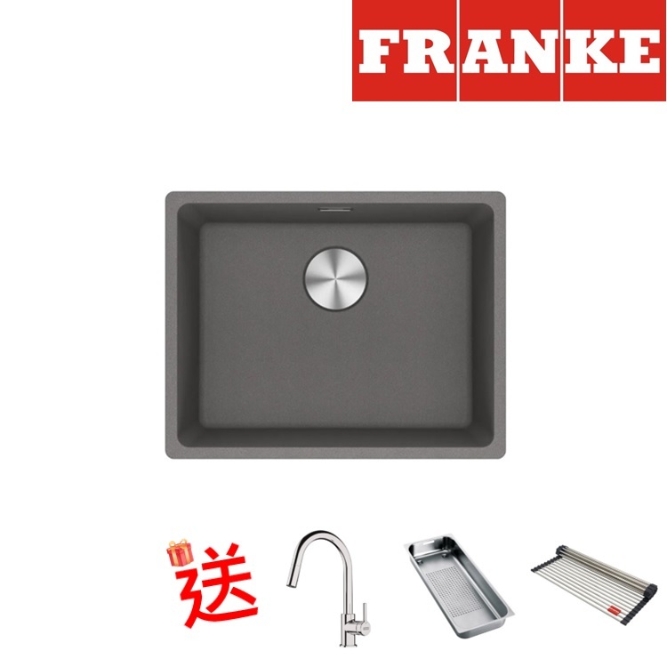 Franke "Maris" MRG 610-52 Stone Grey Granite Single Sink
