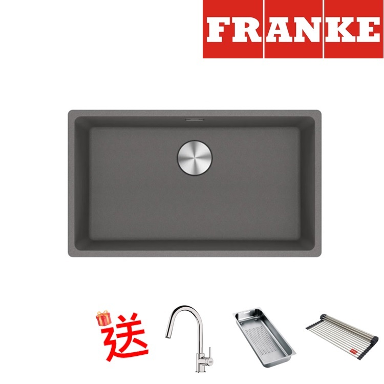 Franke "Maris" MRG 610-72 Stone Grey Granite Single Sink