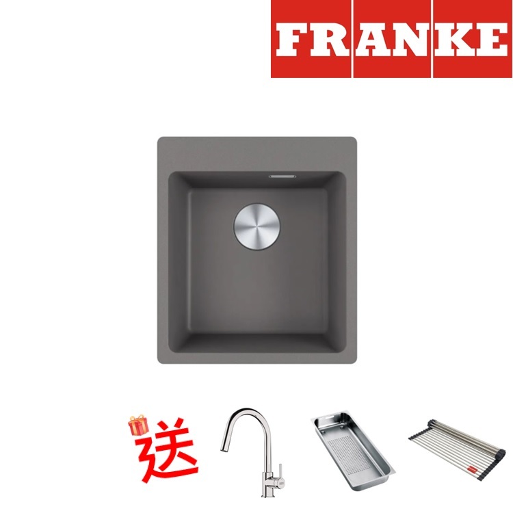 Franke "Maris" MRG 610-39 FTL Stone Grey Granite Single Sink