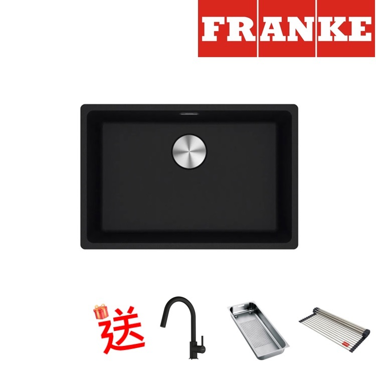 Franke "Maris" MRG 610-62 Onyx Granite Single Sink