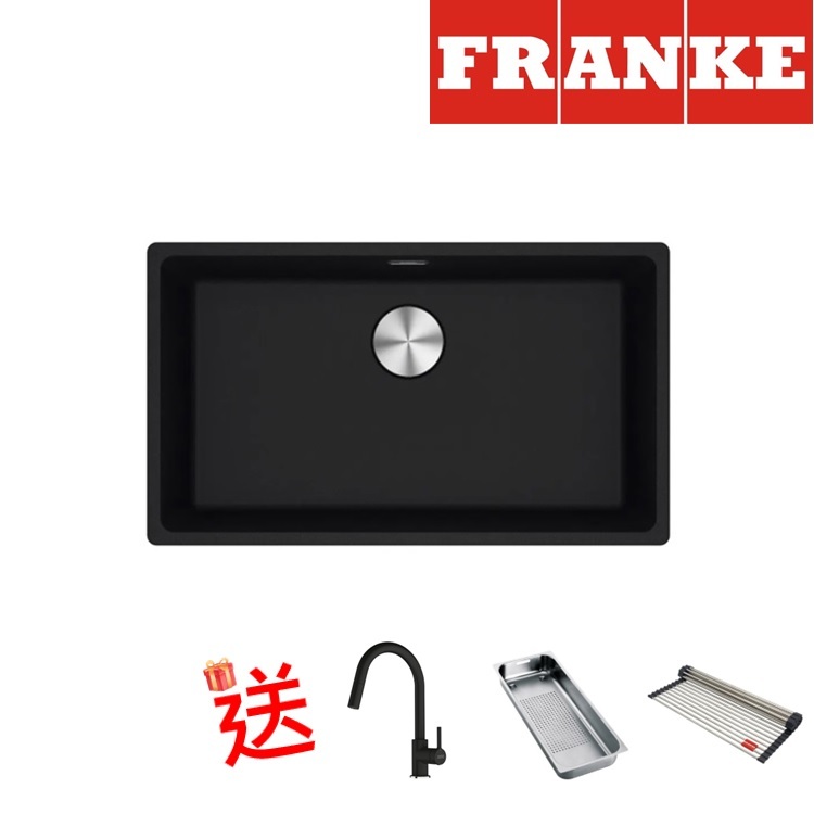 Franke "Maris" MRG 610-72 Onyx Granite Single Sink