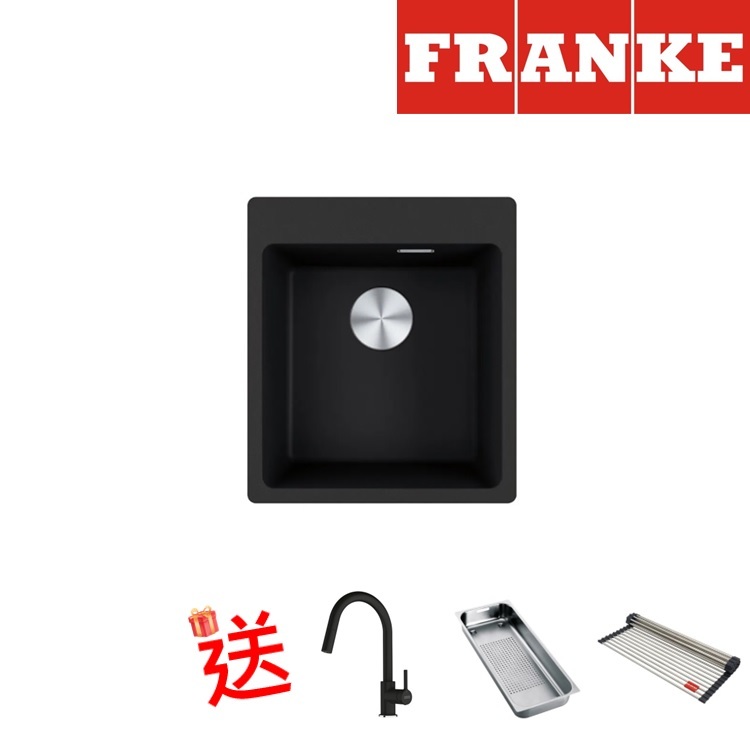 Franke "Maris" MRG 610-39 FTL Onyx Granite Single Sink