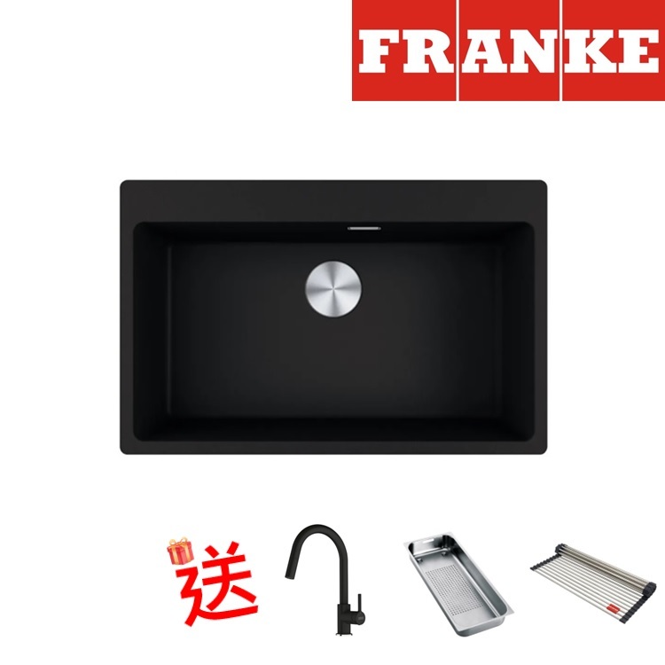 Franke "Maris" MRG 610-73 FTL Onyx Granite Single Sink
