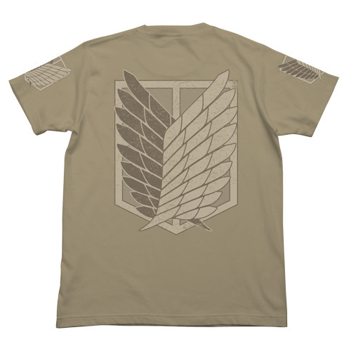 Cospa 0729 進撃の巨人調査兵団 Tｼｬﾂ ｻﾝﾄﾞｶｰｷ  SAND KHAKI
