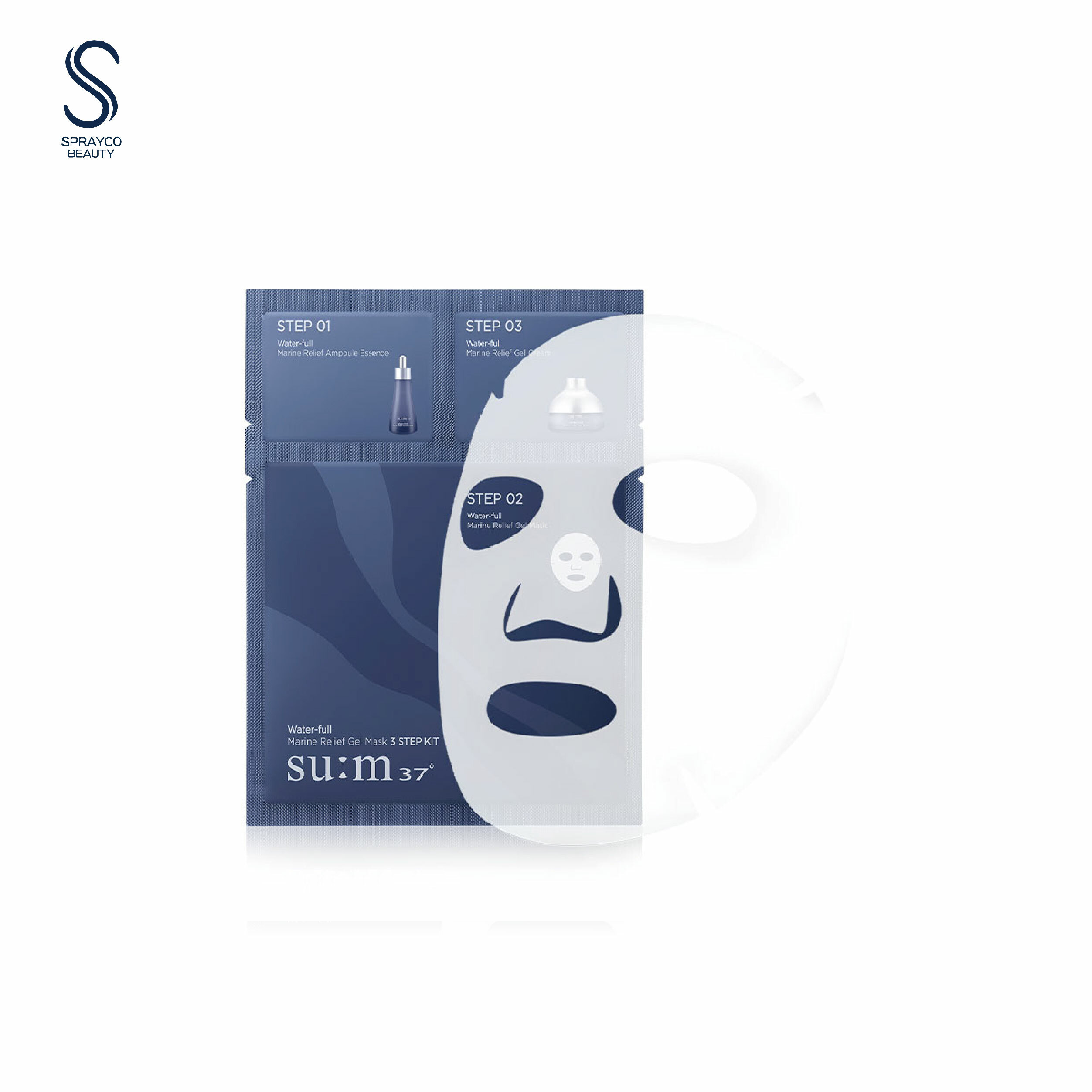【 su:m37 深海補濕面膜3部曲(單片)】