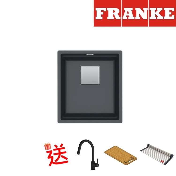 Franke "Kubus" KNG 110-37 Onyx Granite Single Sink