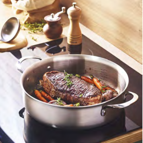 Alchimy 系列 l 3層不鏽鋼主廚雙握耳料理鍋