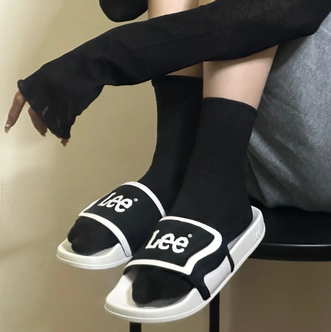 LEE LOGO 海綿拖鞋 波紋造型 男女鞋 三色 / 預購