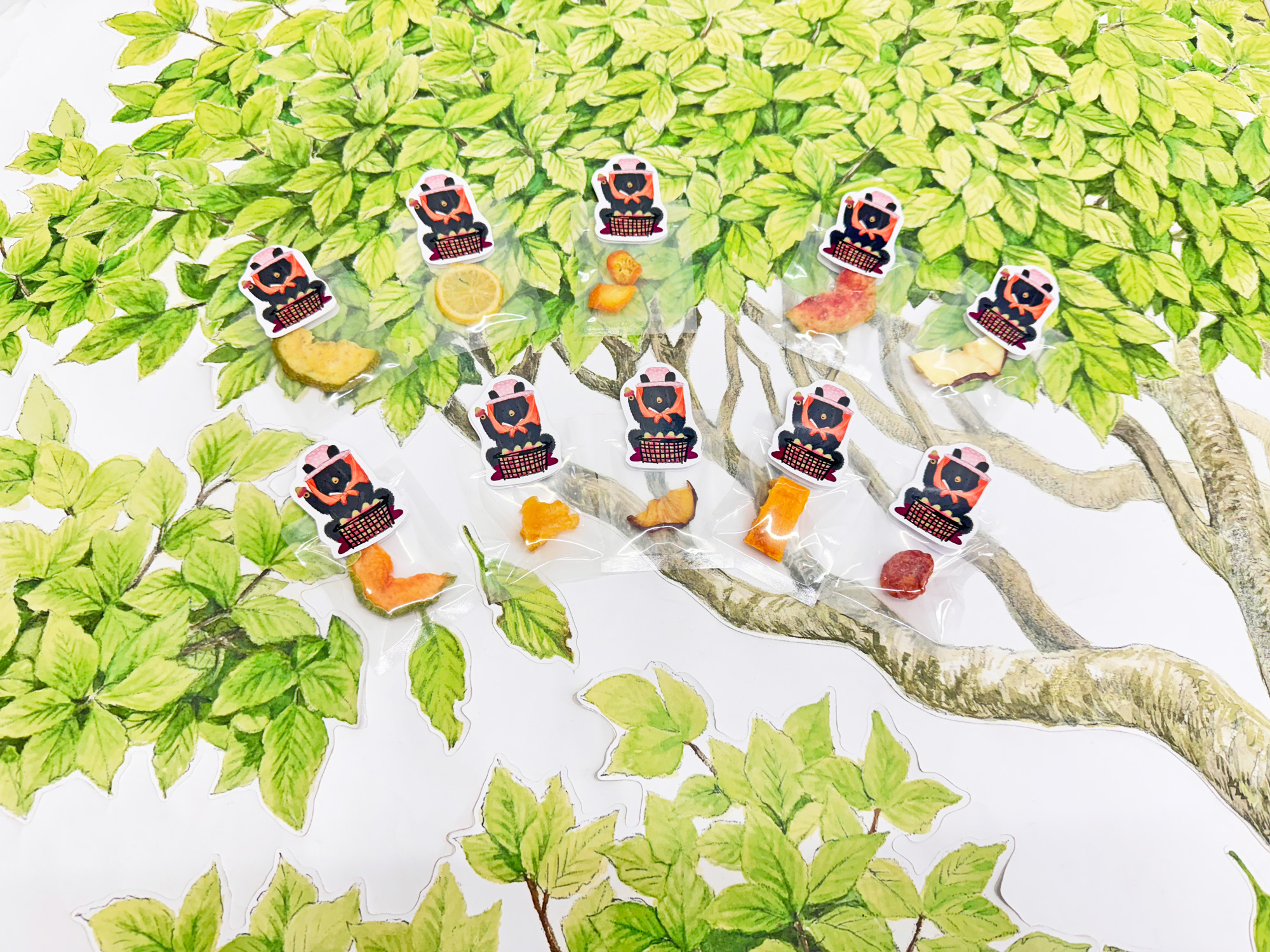 農婦熊小果乾-迷你包