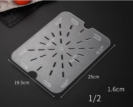Hot push acrylic drain board (1/2) (specification: 19.5*25*1.6CM)