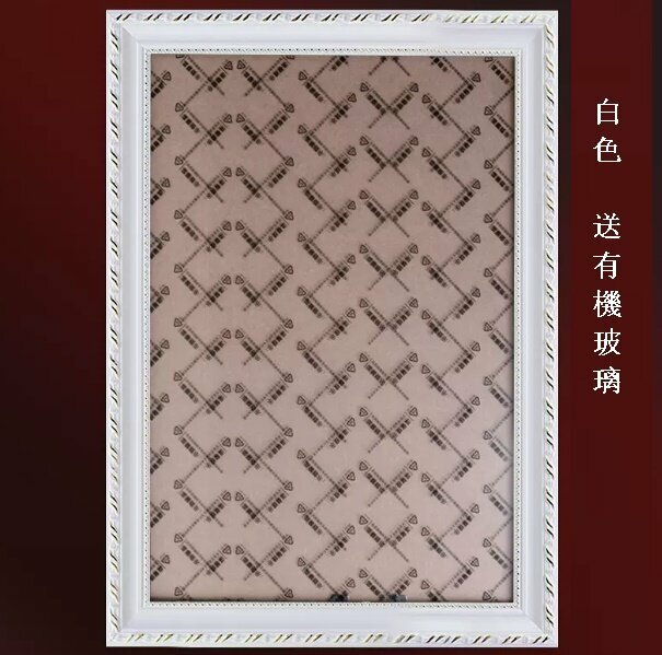 Hotly recommended wedding photo stand solid wood family photo frame (white 10 inches [inner diameter 20.3*25.4] cm dual-purpose for display and hanging)