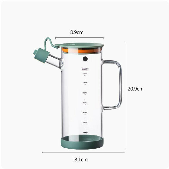 熱推家用廚房防漏調料瓶（橄欖綠-750ml）