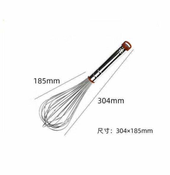 熱推家用烘焙手動打蛋器（10寸不銹鋼打蛋器）