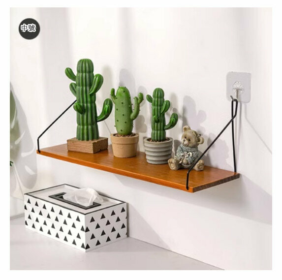 Popular wall-mounted decorative shelf [old color large size]