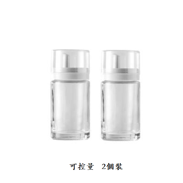 新款可控量防漏玻璃油壺（透明【2個裝】）