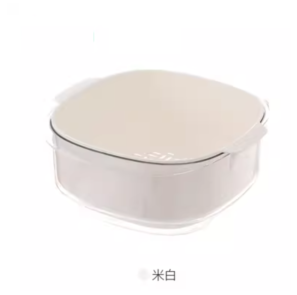 New style sink double-layer drain basket (off-white [1 piece])
