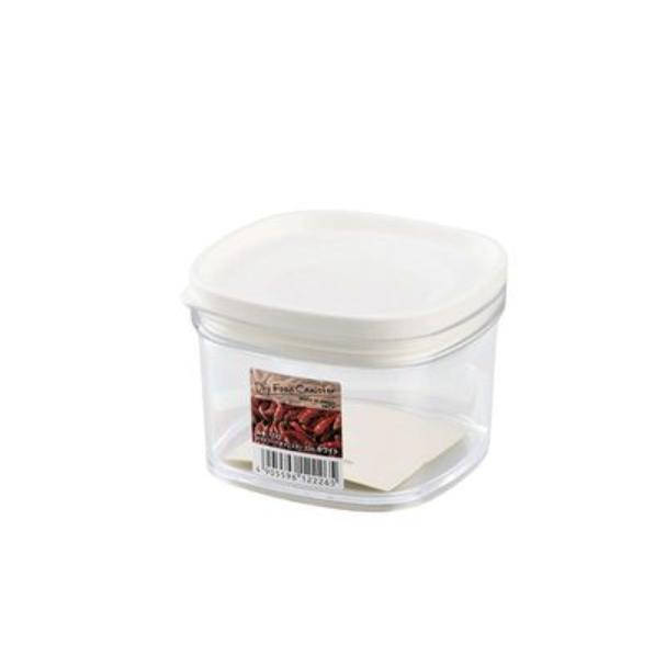 新款食品級塑膠密封罐（白色【220ml】）