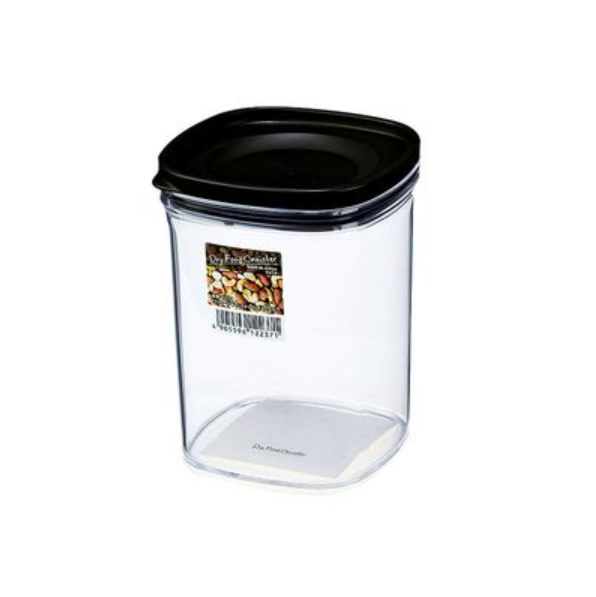 新款食品級塑膠密封罐（黑色【520ml】）