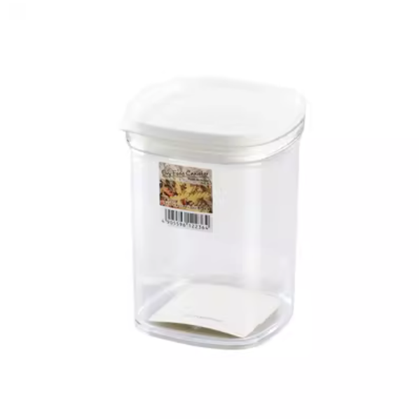 新款食品級塑膠密封罐（白色【520ml】）