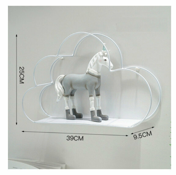 Hot Selling Wall Decorative Shelves [White Large Cloud]
