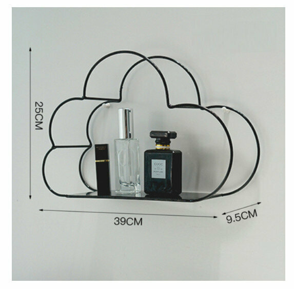 Hot Selling Wall Decorative Shelf [Black Large Cloud]
