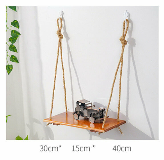 Hot selling wall-mounted decorative storage rack [old color one-story small size]