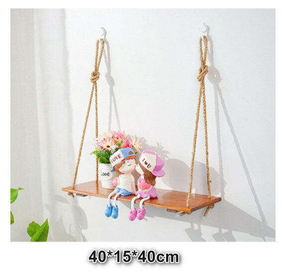 Hot selling wall-mounted decorative storage rack [old color first floor medium size]