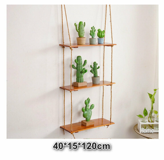 Hot selling wall-mounted decorative storage rack [old color three-layer medium size]