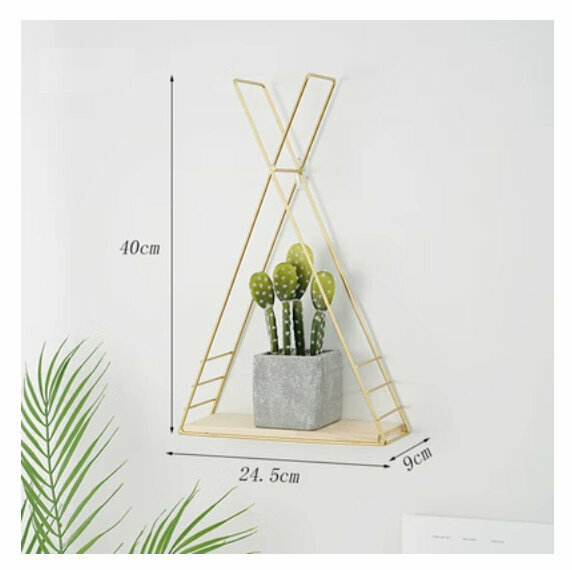 Hot Selling Wall Decorative Shelf [Golden X Shelf]
