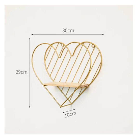 Hot Selling Wall Decorative Shelves [Golden Heart]