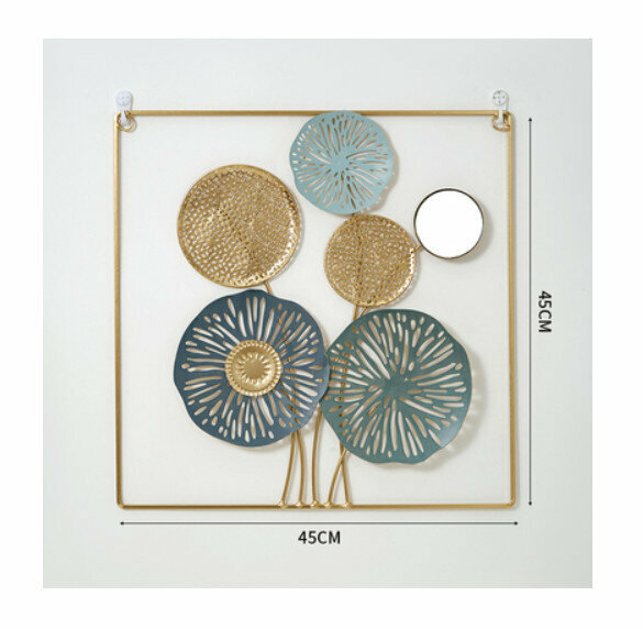 Hot selling wall decorations [square painted with mirror]
