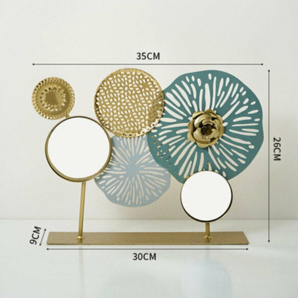 Hot selling wall decorations [Hand-painted 30cm with mirror]