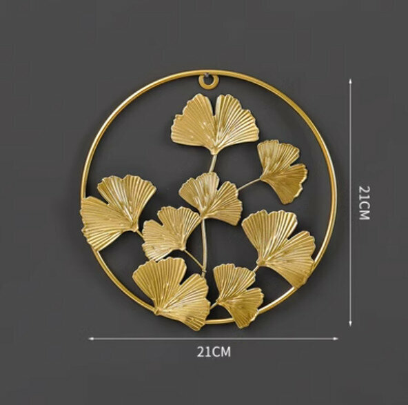 熱賣牆面裝飾品【金色銀杏葉】