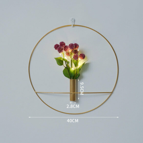 爆款牆面裝飾品【大號-12（帶裝潢燈珠）】
