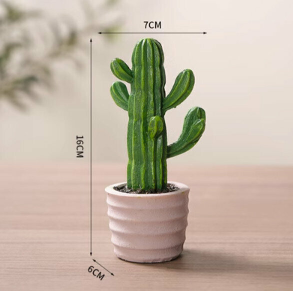 Popular decorative furnishings [16cm cactus pillar]