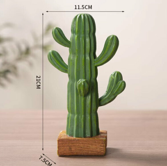 Popular decorative furnishings [21cm cactus pillar]