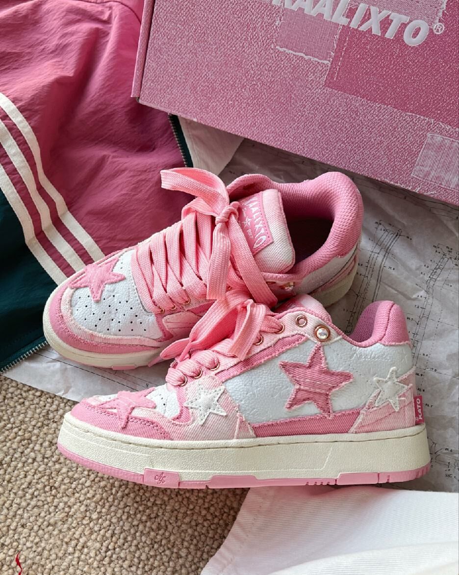 【零碼】KAALIXTO PINK CLOUD STARS 粉色牛仔 KSH221012