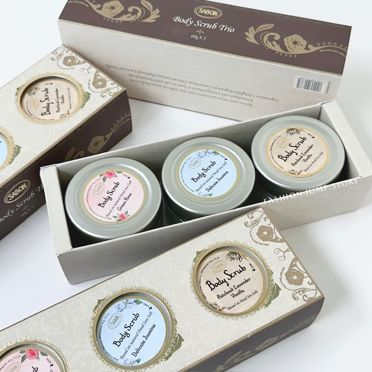 （現貨）SABON 身體磨砂膏3件組 60g*3